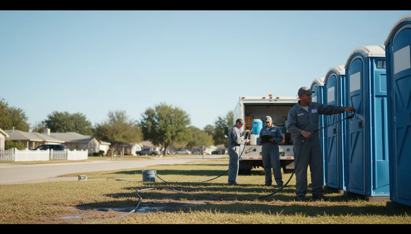 Long-Term Portable Toilet Rental in Converse, LA near me